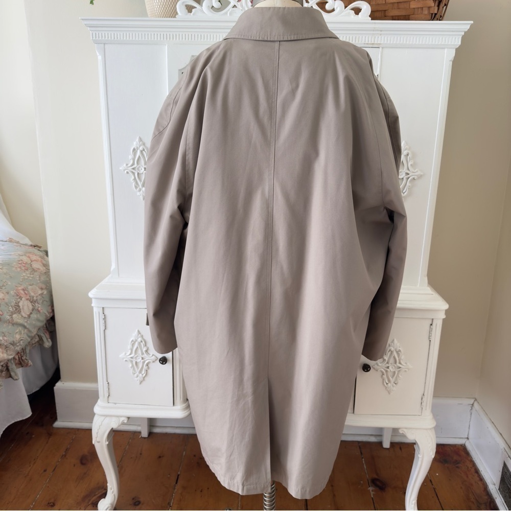 Men’s Vintage 90’s London Fog Insulated Trench Rain Coat - Picture 3 of 10